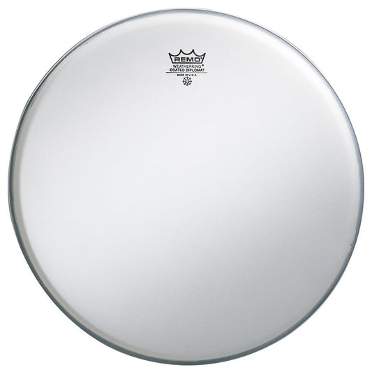 Remo Smooth White Diplomat 14 Inch Drum Head : High Collar