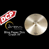 Dream Bliss Paper Thin Crash Cymbal 19" 1350 grams