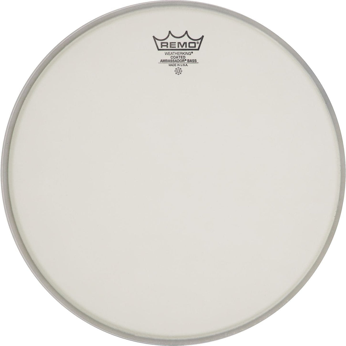 Pelle Per Grancassa Remo Ambassador Coated – Diametro 24″, Monostrato 10 Mil, Tono Equilibrato Per Batteria