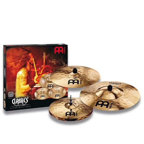 Meinl Classics Custom Extreme Metal Cymbal Set, 14H/18C/20R