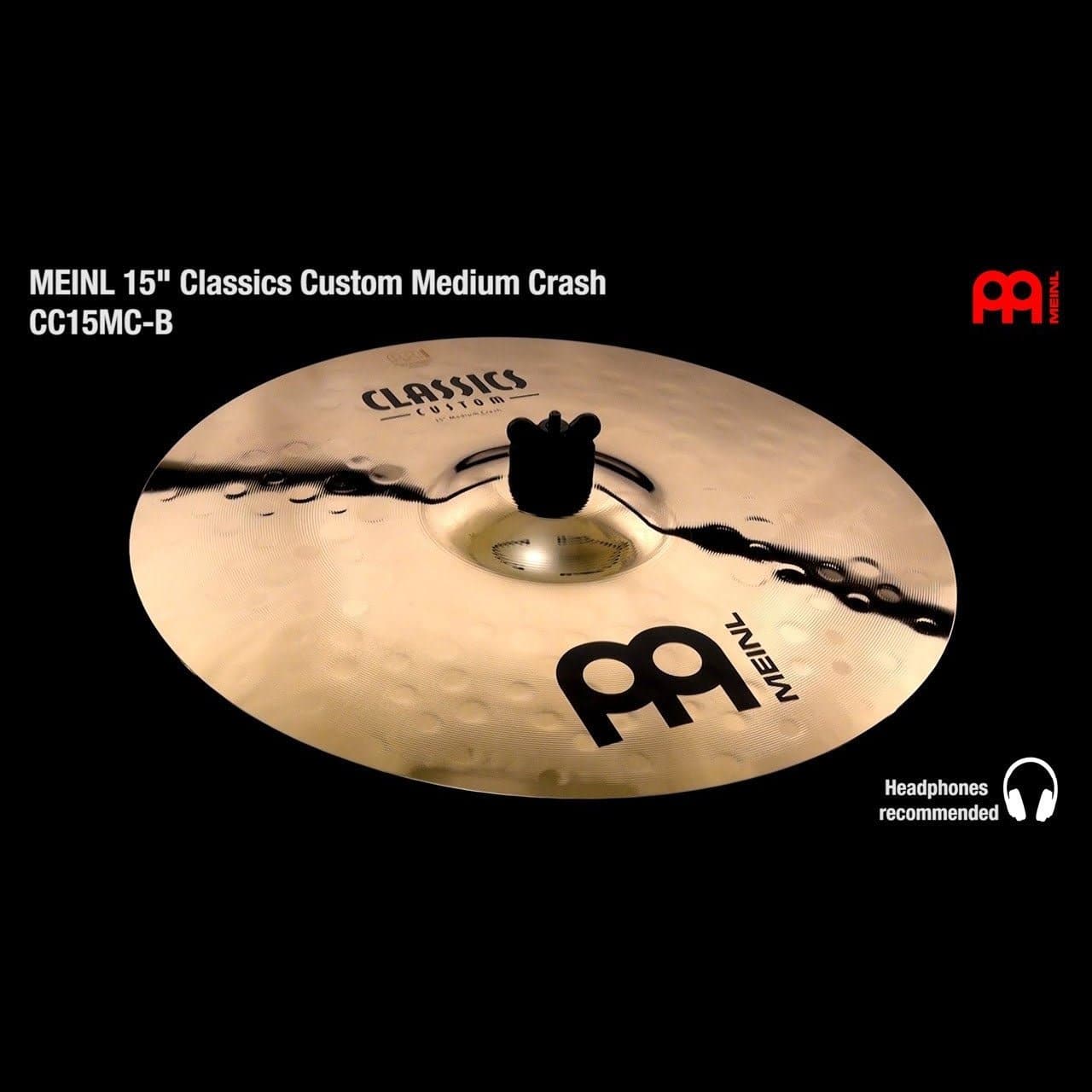 Meinl Classics Custom Medium Crash Cymbal 15