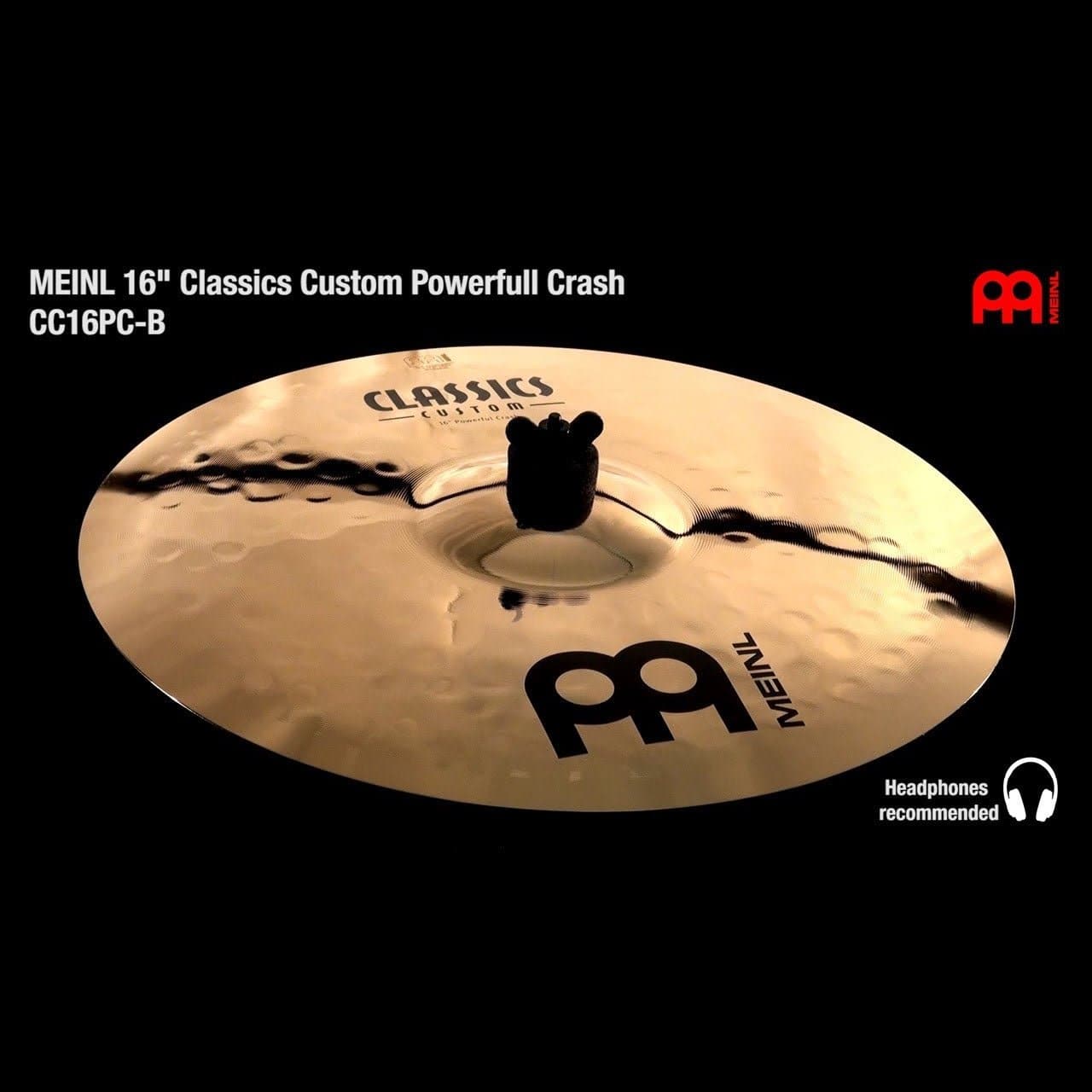 Meinl Classics Custom Powerful Crash Cymbal 16 | DCP