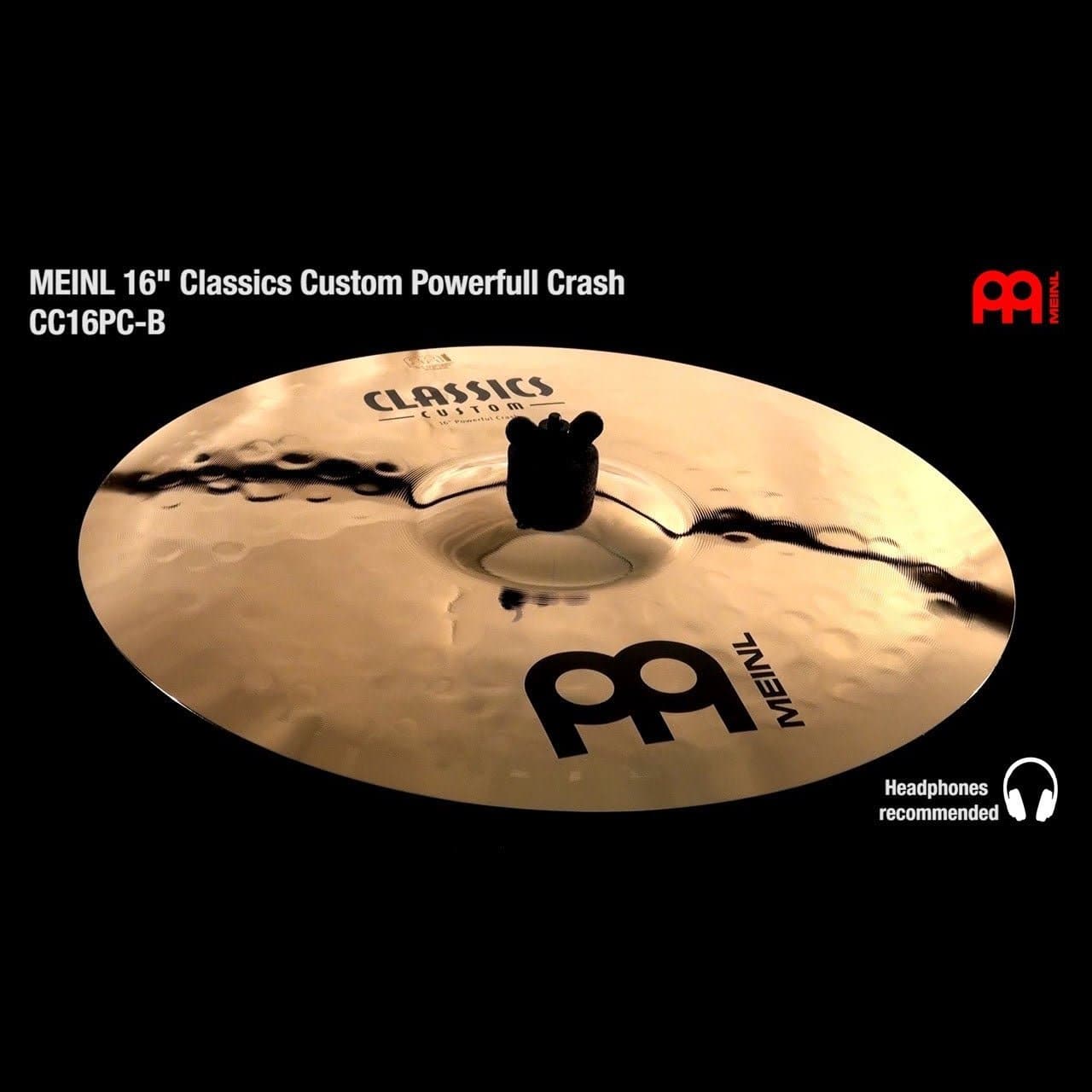 Meinl Classics Custom Powerful Crash Cymbal 16