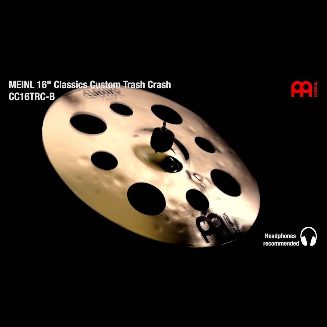 Meinl Classics Custom Trash Crash Cymbal 16