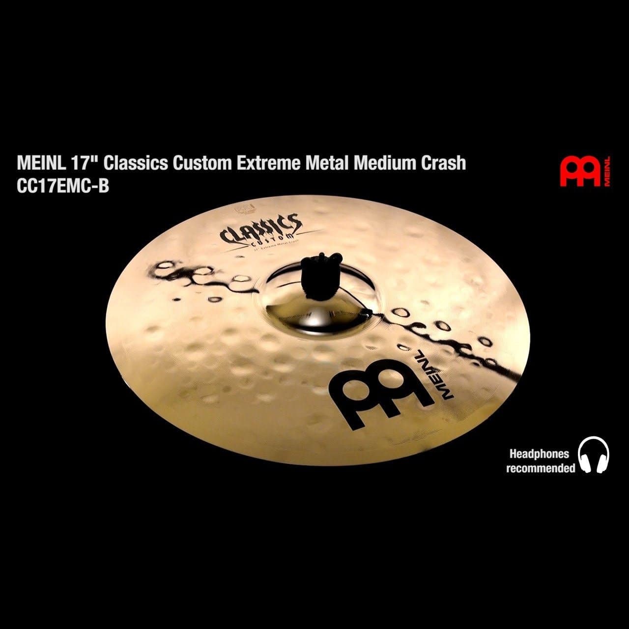 Meinl Classics Custom Extreme Metal Crash Cymbal 17 | DCP