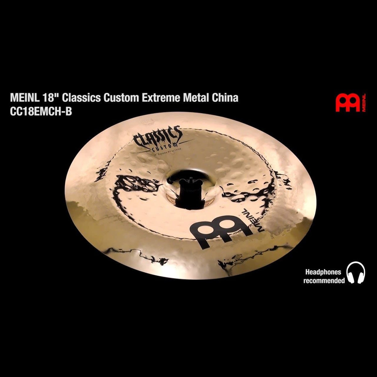 Meinl Classics Custom Extreme Metal China Cymbal 18
