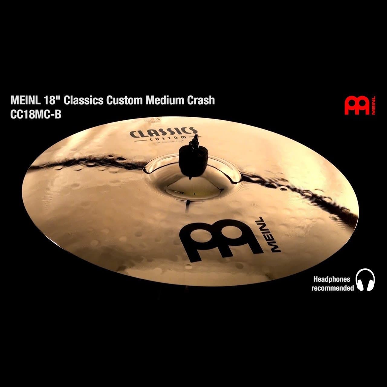 Meinl Classics Custom Medium Crash Cymbal 18 | DCP