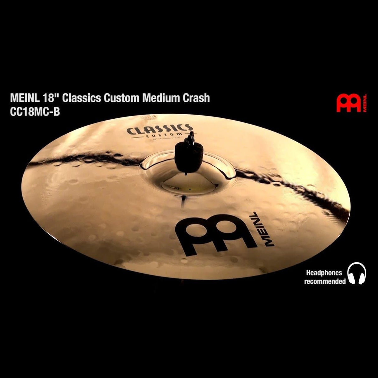 Meinl Classics Custom Medium Crash Cymbal 18