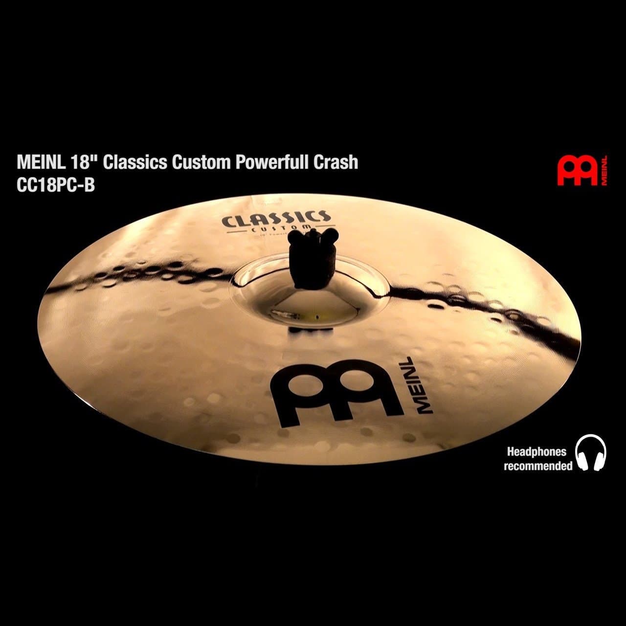 Meinl Classics Custom Powerful Crash Cymbal 18