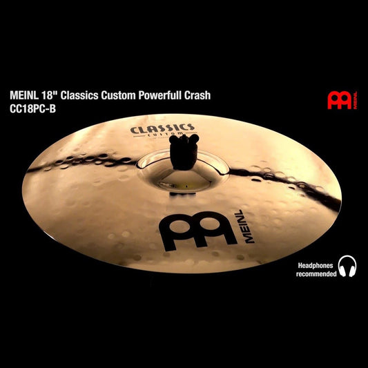 Meinl Classics Custom Powerful Crash Cymbal 18
