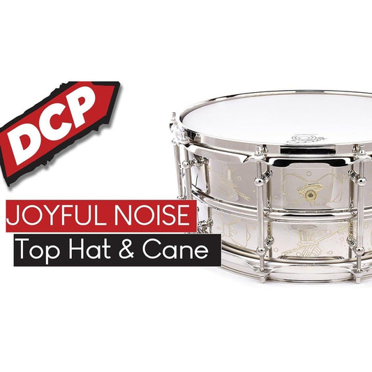 Joyful Noise Classic Standard Snare Drum 14x6.5 Top Hat & Cane