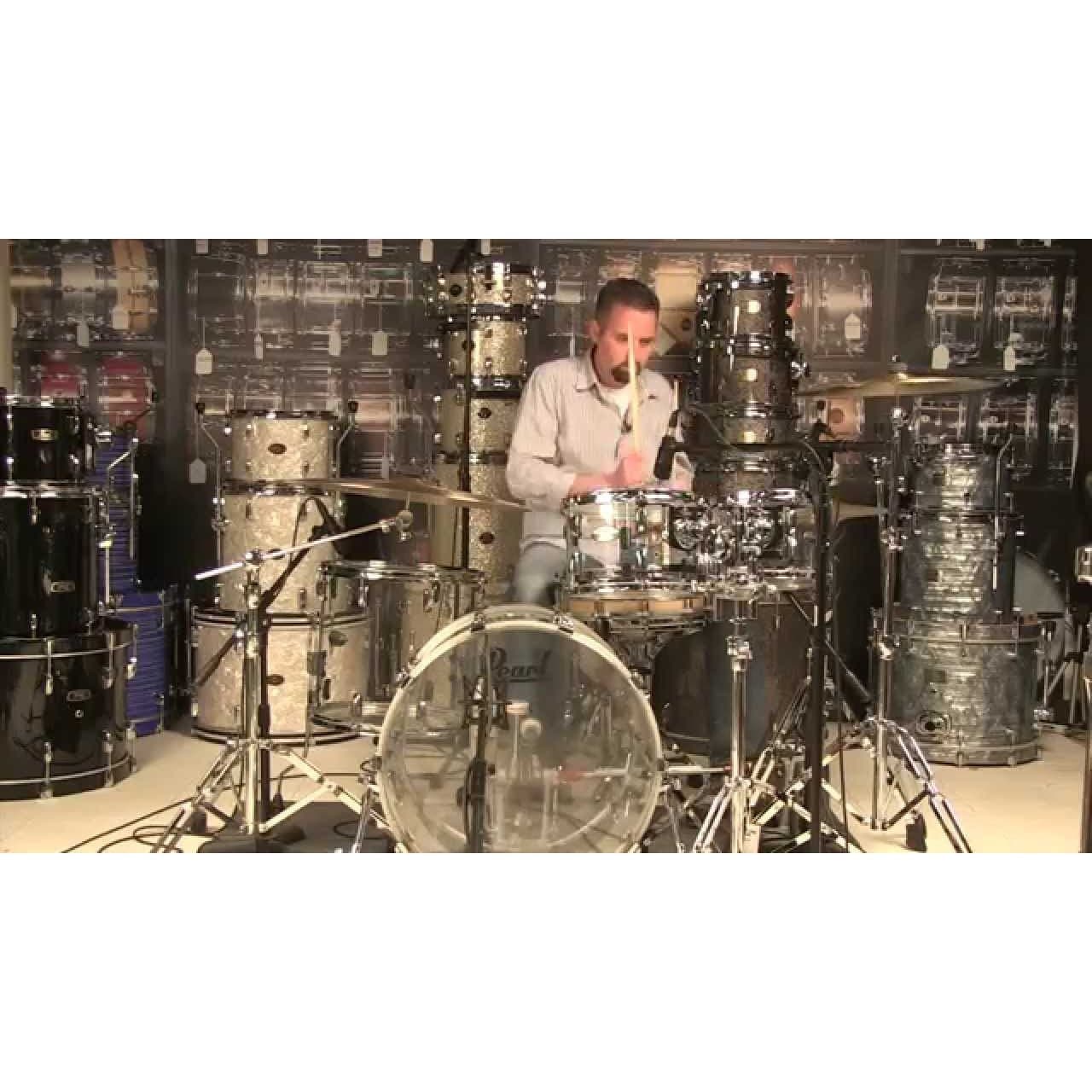 Pearl Crystal Beat Acrylic Free Floating Shell 14x6.5 Ultra Clear