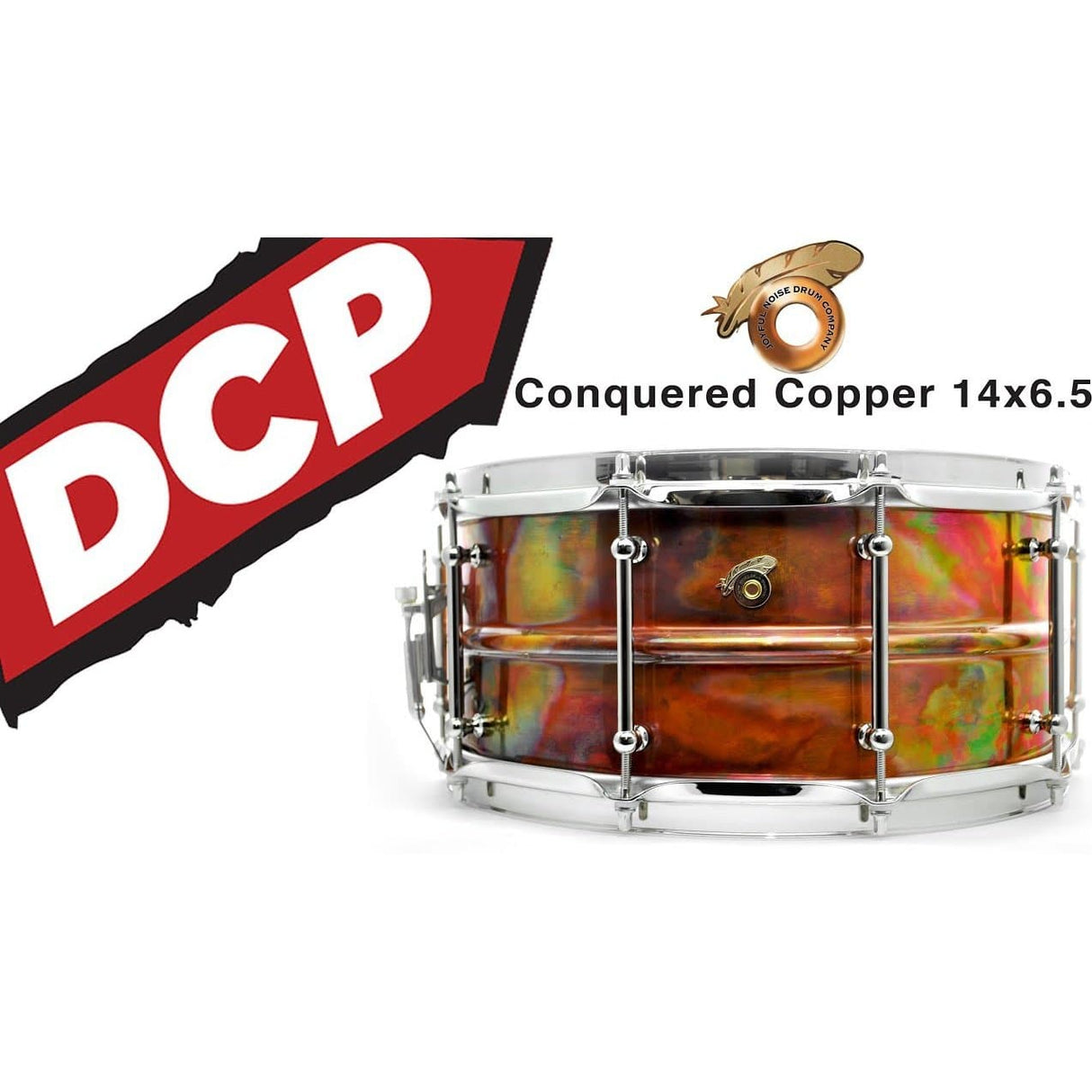 Joyful Noise Conquered Copper Snare Drum 14x6.5