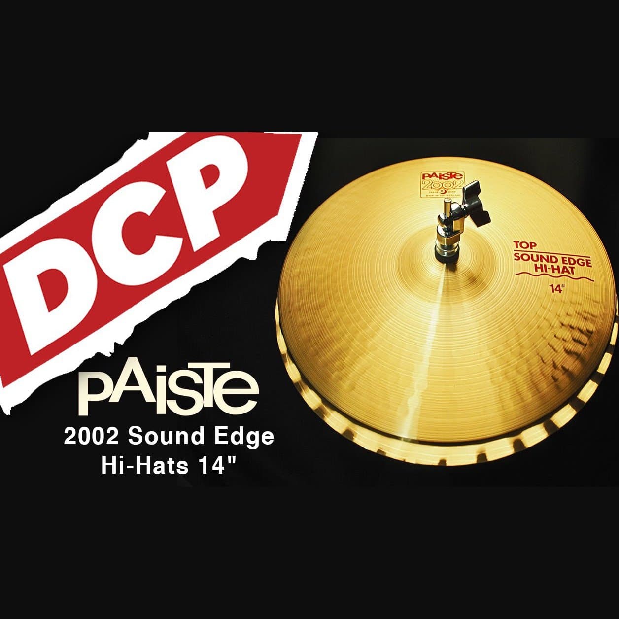 Paiste 2002 Sound Edge Hi Hat Cymbals 14"