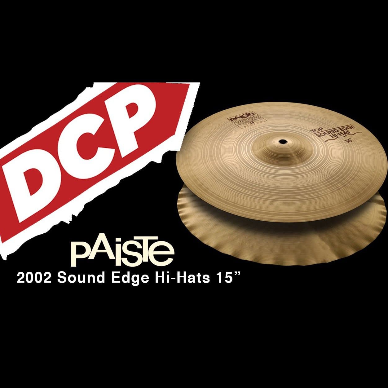 Paiste 2002 Sound Edge Hi Hat Cymbals 15