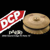 Paiste 2002 Sound Edge Hi Hat Cymbals 15"