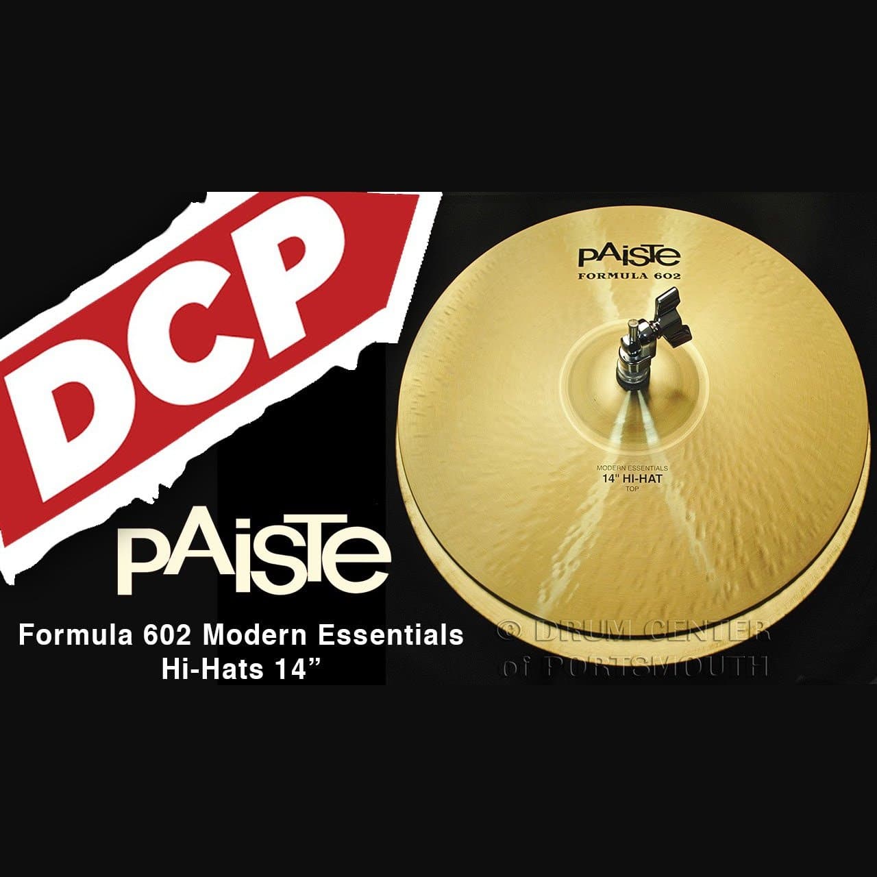 Paiste Formula 602 Modern Essentials Hi Hat Cymbals 14"