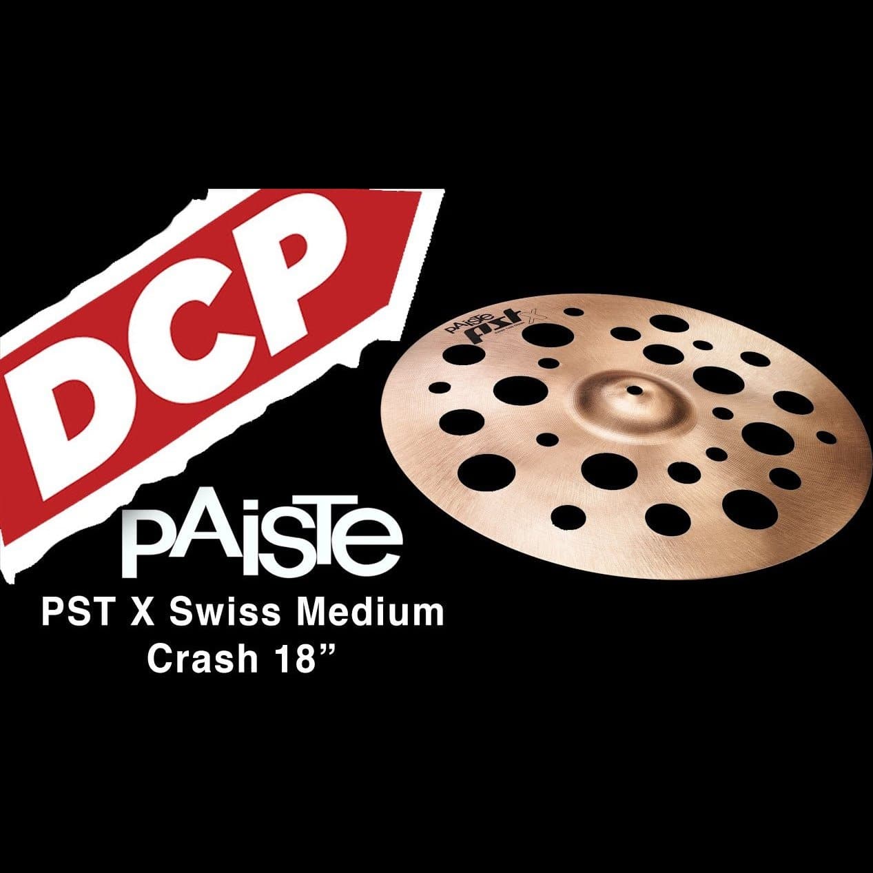 Paiste PSTX Swiss Medium Crash Cymbal 18