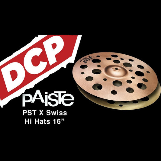 Paiste PSTX Swiss Hi Hat Cymbals 16"