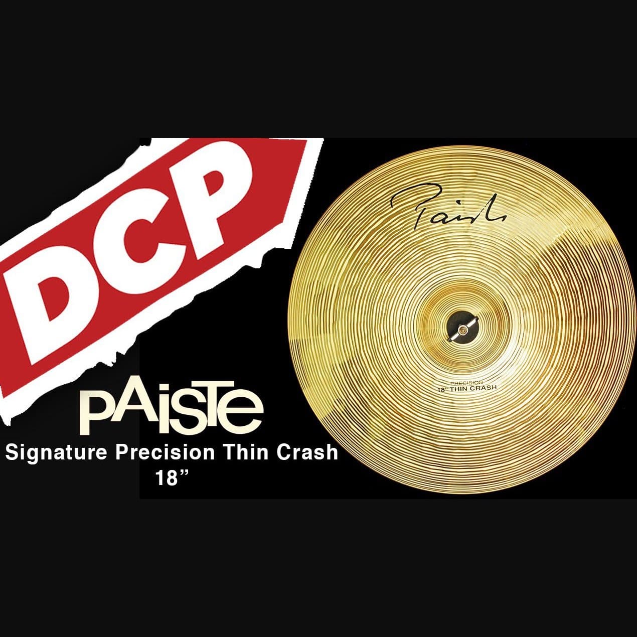 Paiste Signature Precision Thin Crash Cymbal 18