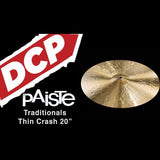 Paiste Signature Traditionals Thin Crash Cymbal 20"