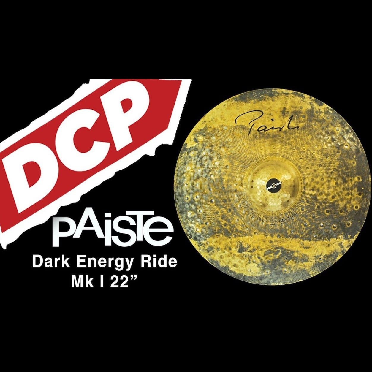 Paiste Signature Dark Energy Ride Cymbal 22