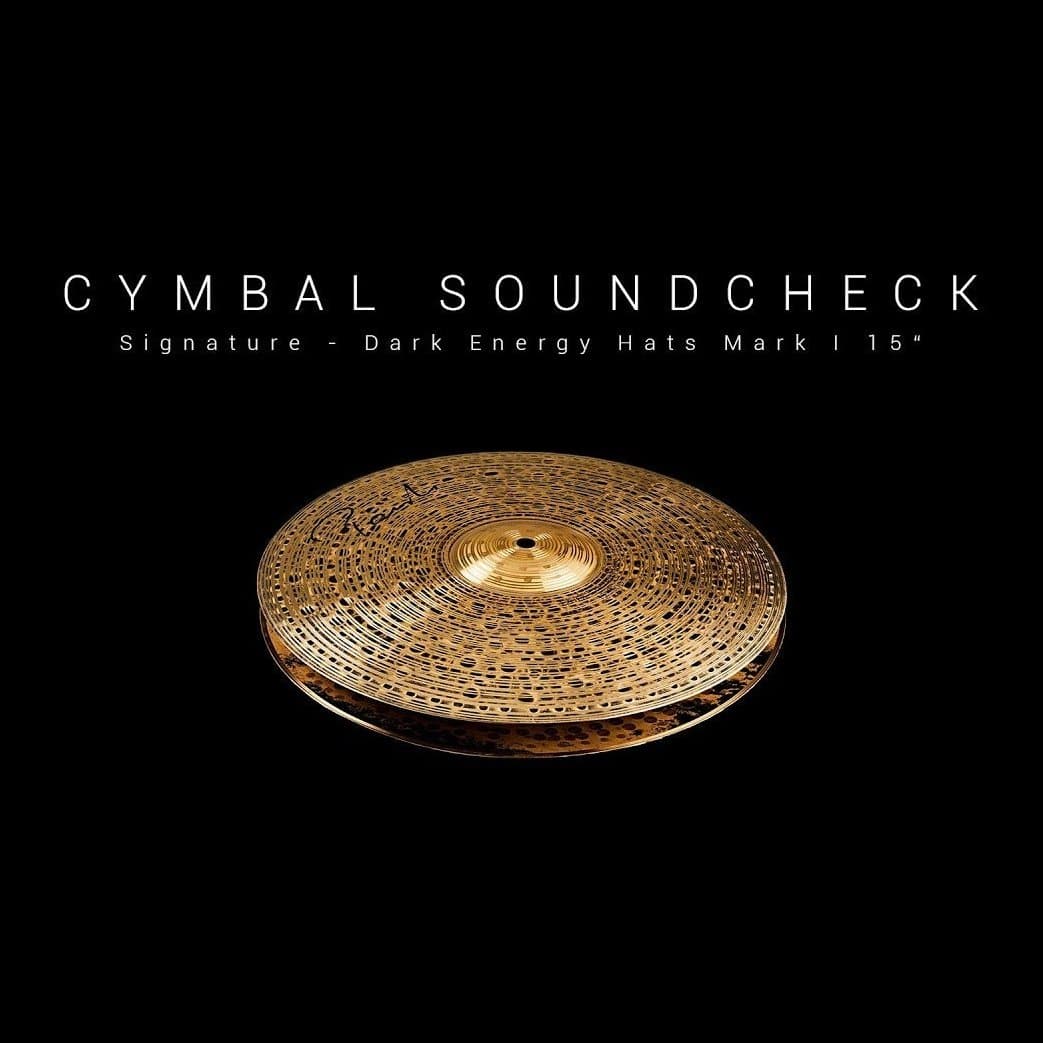 Paiste Signature Dark Energy Hi Hat Cymbals 15" Mk I