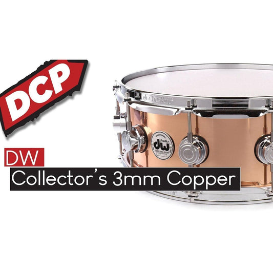 DW Collectors 3mm Copper Snare Drum 14x5.5 Black Nickel Hw