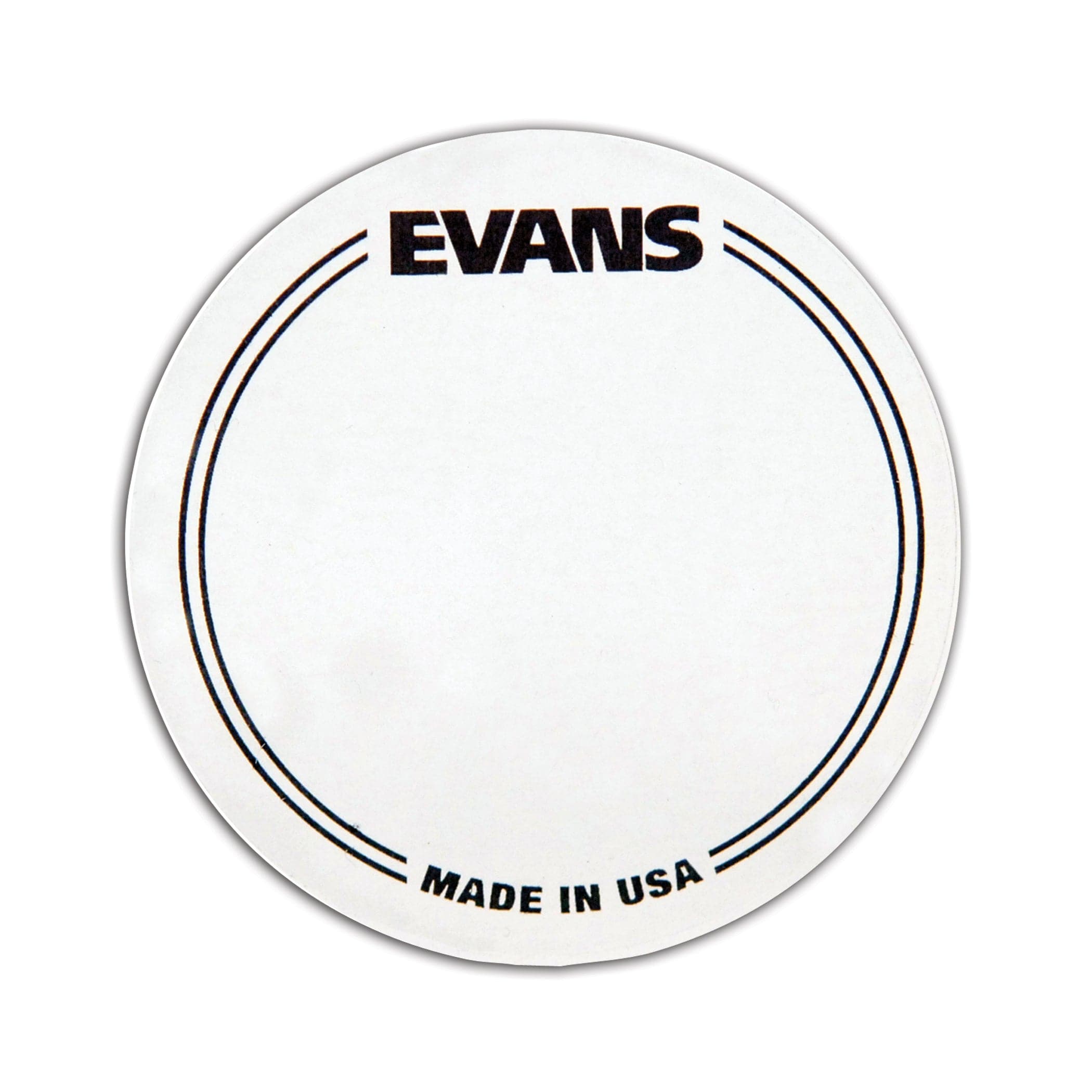 Evans EQ Single Pedal Patch, Clear Plastic