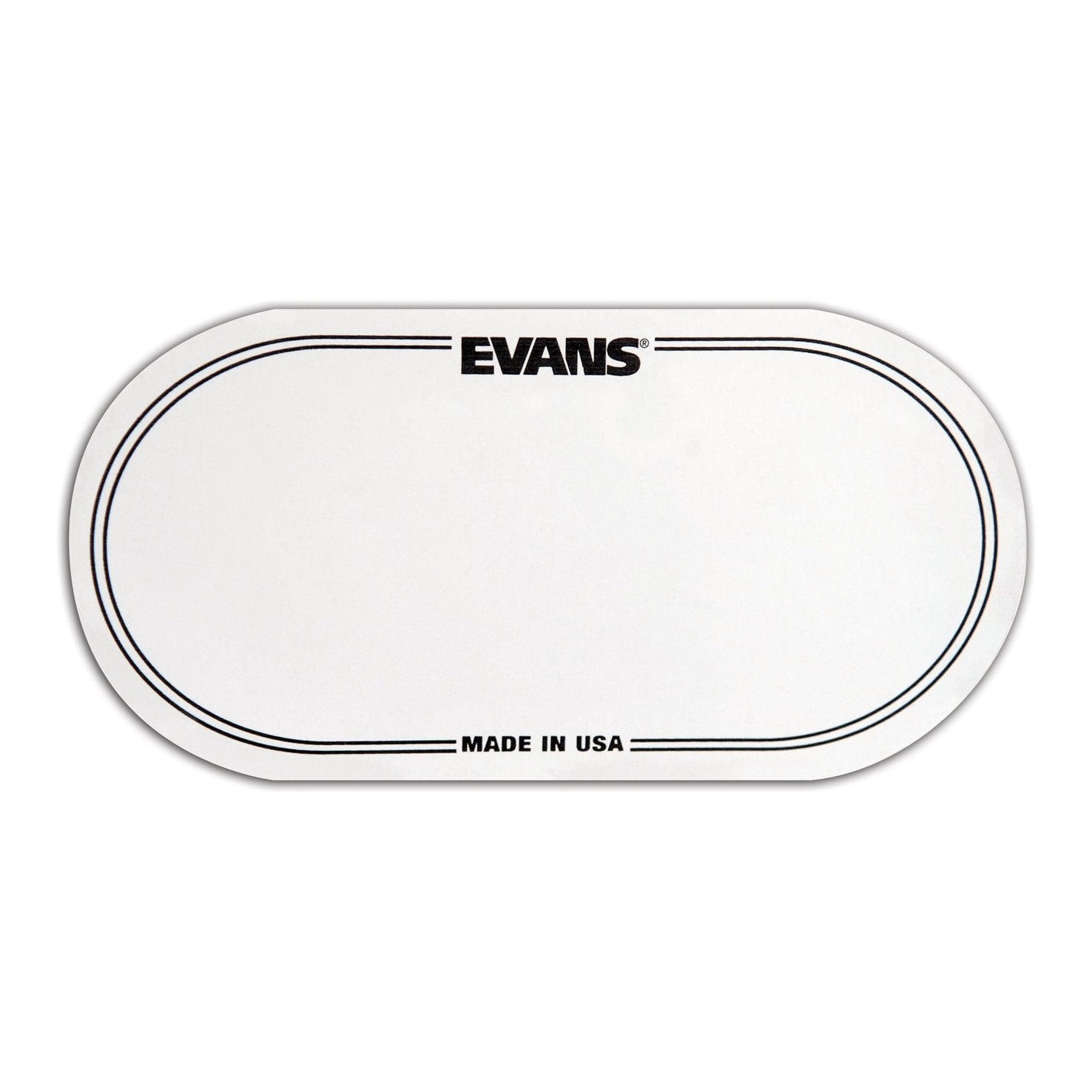 Evans EQ Double Pedal Patch, Clear Plastic