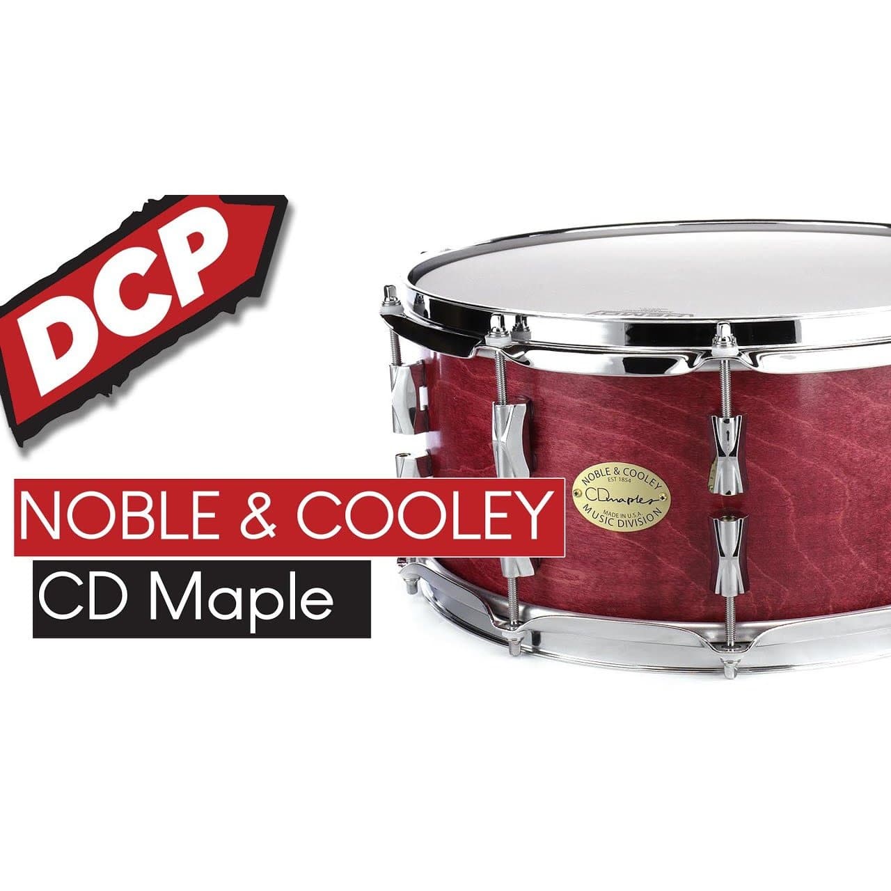 Noble & Cooley CD Maple Snare Drum 14x6.5 Honey Maple Oil
