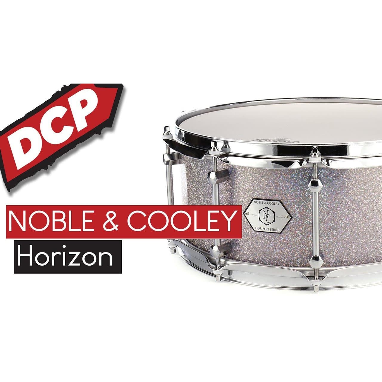 Noble & Cooley Horizon Snare Drum 14x6 Confetti Sparkle