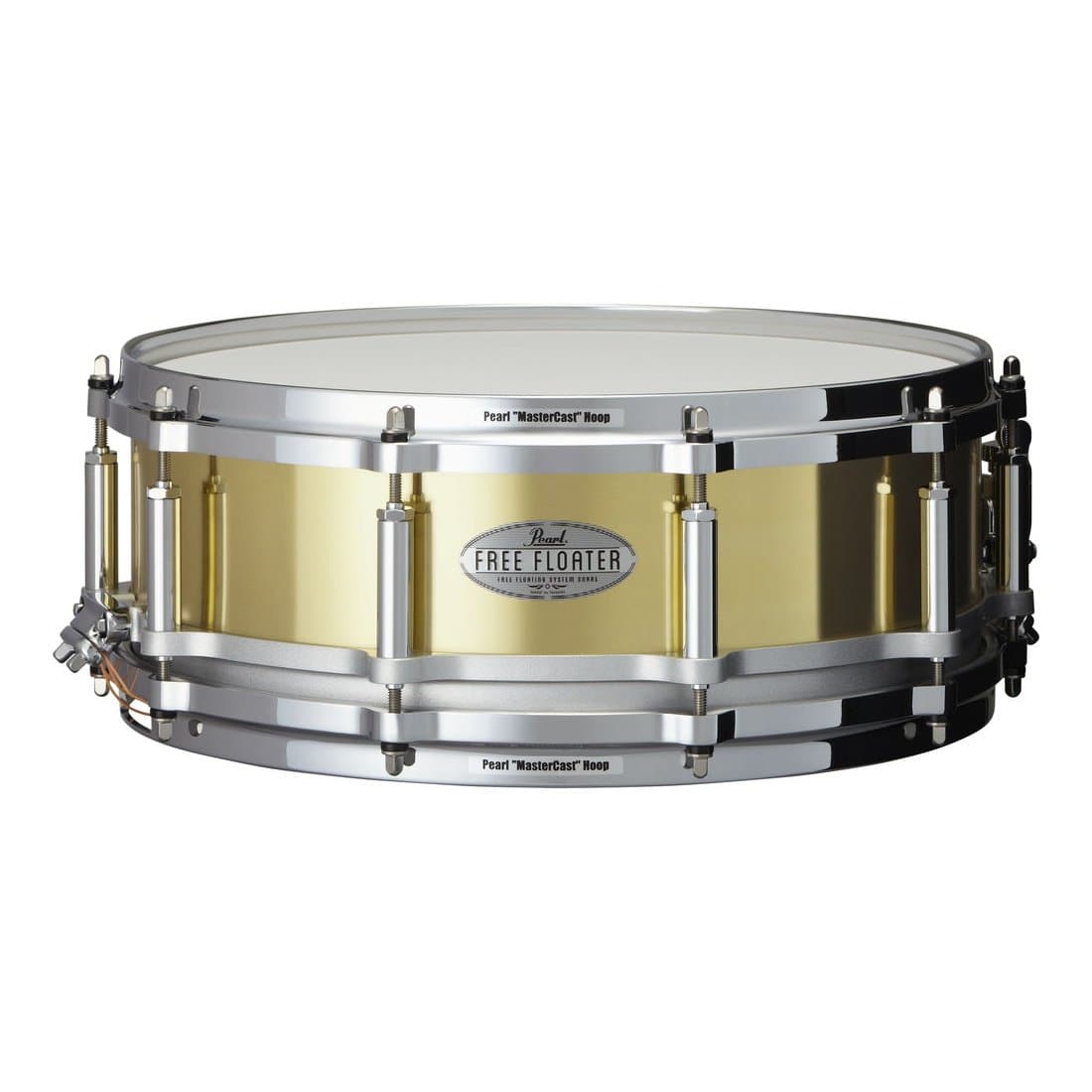 Pearl 14x5 Brass Free Floating Snare Drum