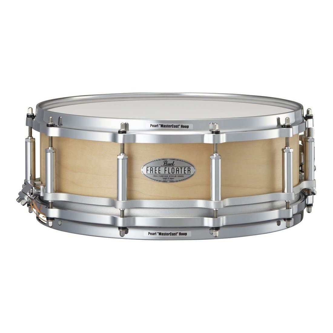 Pearl 14x5 Maple Free Floating Snare Drum - Natural Maple