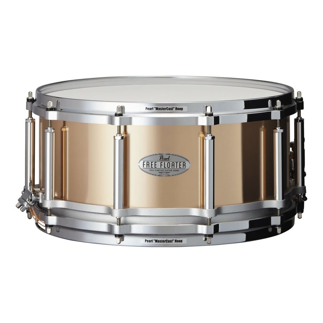 Pearl 14x6.5 Phosphor Bronze Free Floating Snare Drum