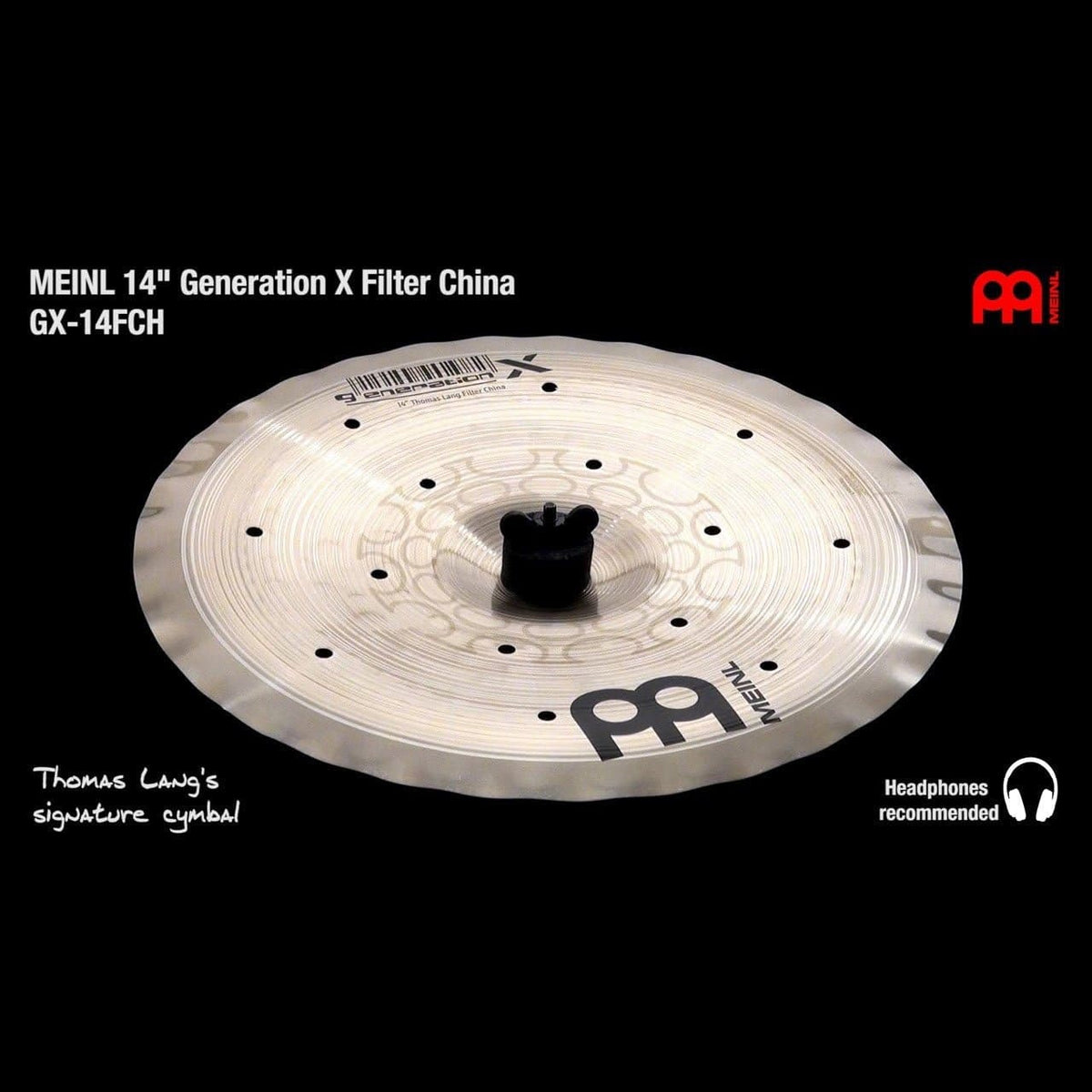 Cymbale China Meinl Generation X Filter 8 Pouces - Son Rapide Et Précis Cymbale China Meinl Generation X Filter 8 Pouces - Son Rapide Et Précis