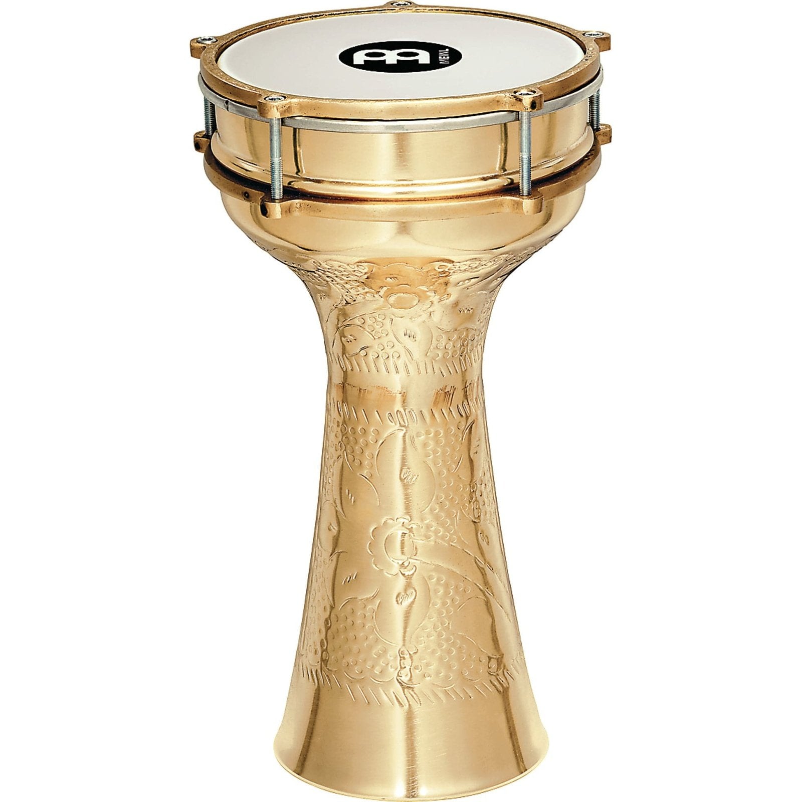 Meinl Copper Darbuka Brass Plated Hand Hammered 7 1/2 x 14 3/4