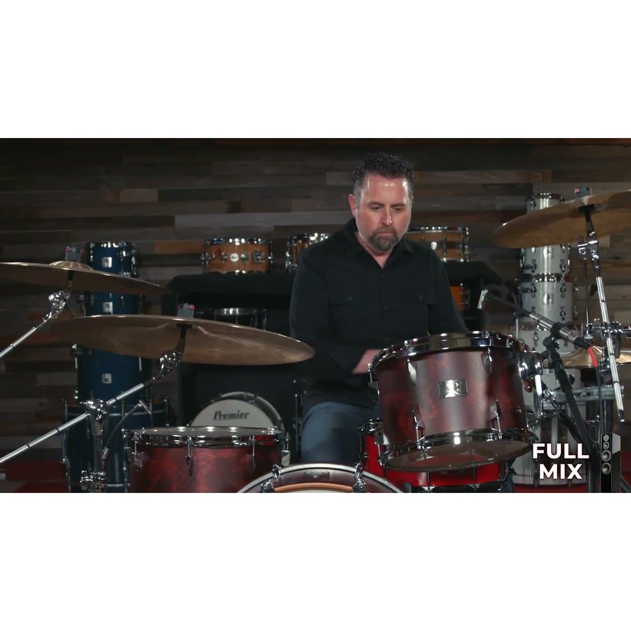 Canopus Yaiba 24 3pc Drum Set - Antique Natural Matte Lacquer - 24/13/16