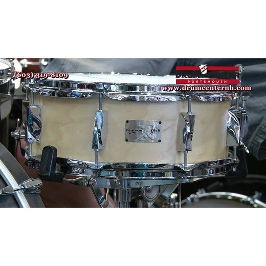 Canopus Yaiba Maple Snare Drum 14x5.5 Matte Antique Chestnut