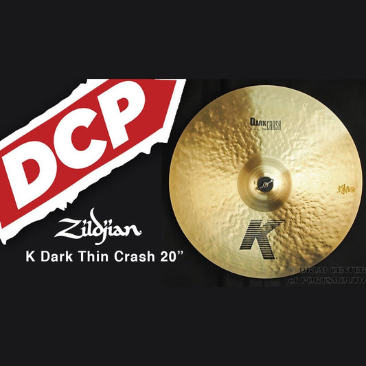Zildjian K Dark Thin Crash Cymbal 20"