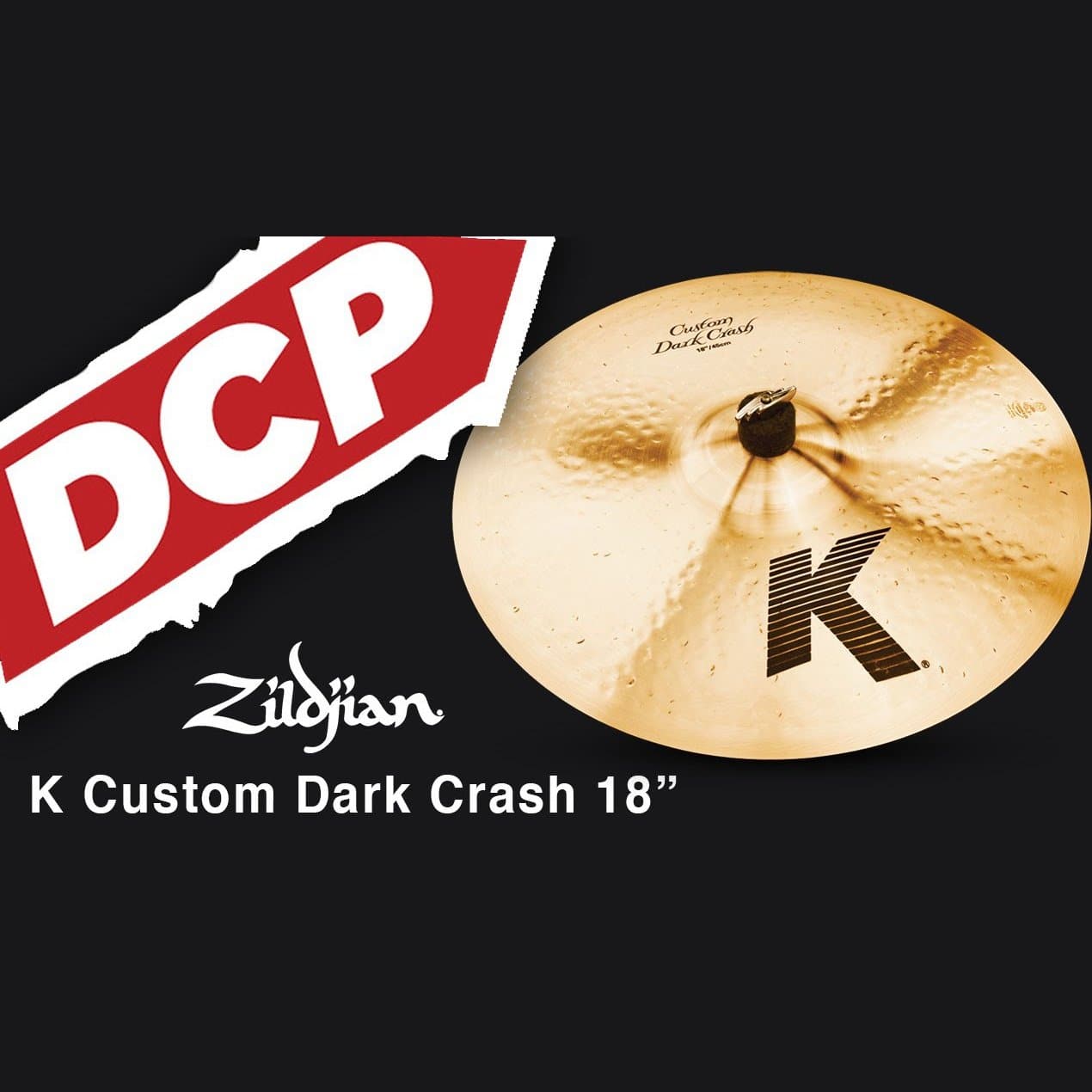 Zildjian K Custom Dark Crash Cymbal 18"