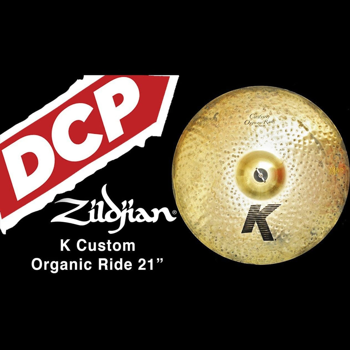 Zildjian K Custom Organic Ride Cymbal 21"