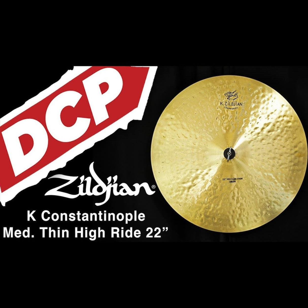 Zildjian K Constantinople Medium Thin High Ride Cymbal 22" 2 grams