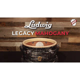 Ludwig Legacy Mahogany 3pc Pro Beat Drum Set Vintage Mahogany