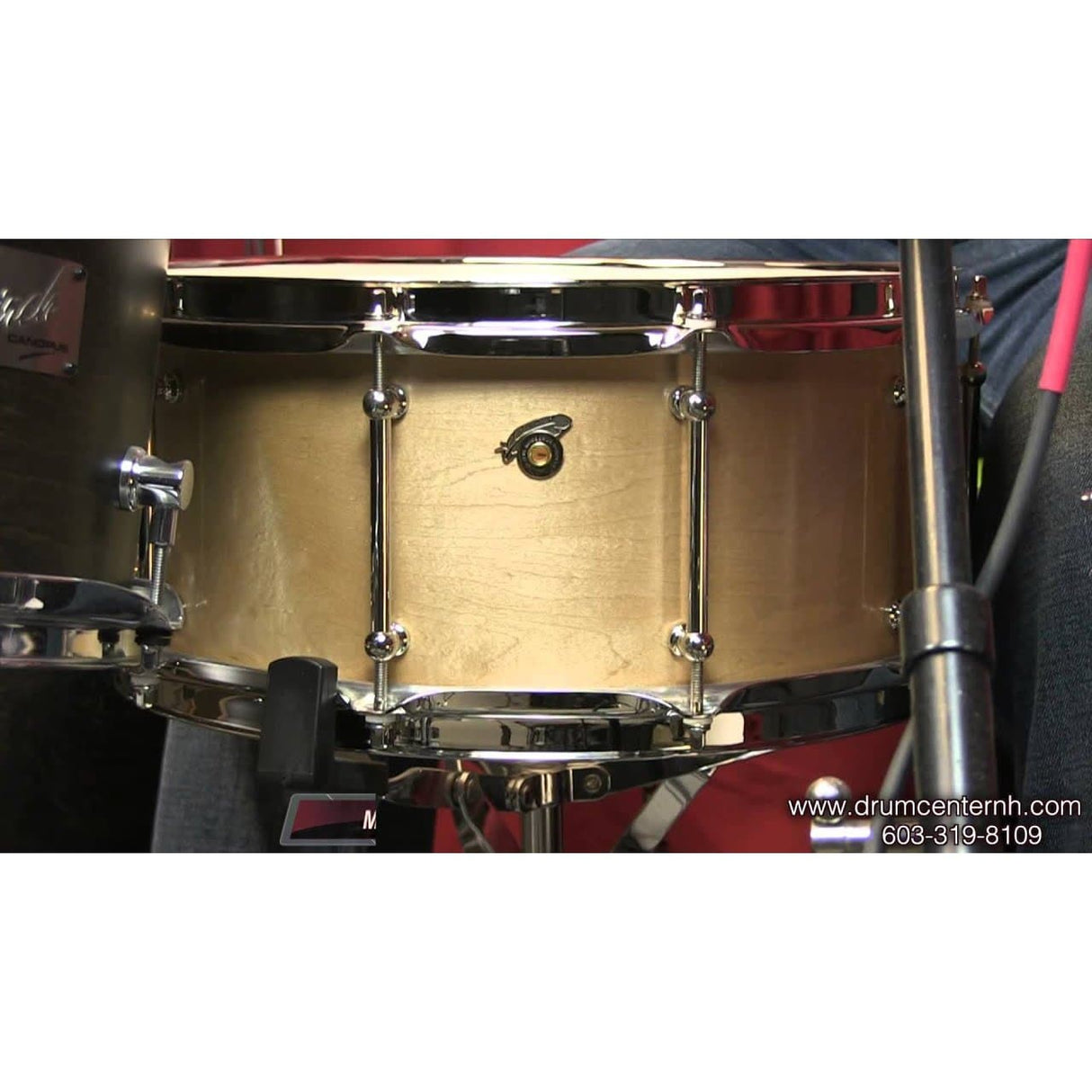 Joyful Noise Legacy Figured Maple 1ply Snare Drum 6.5x14