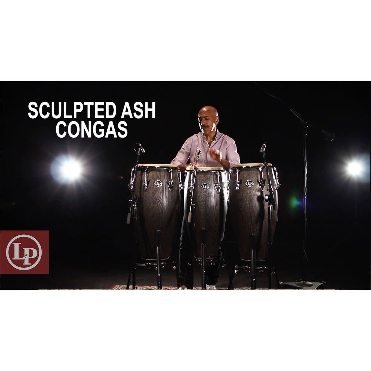 Latin Percussion LP1100SA Uptown Series Quinto Sculpted Ash Chrome Hw