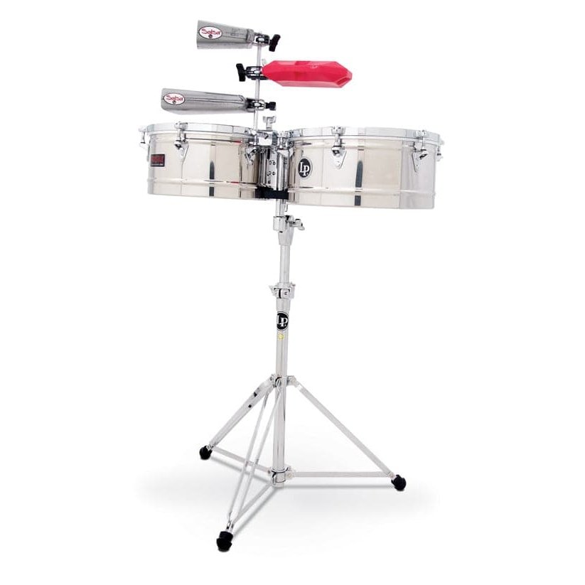 LP Prestige 13 & 14 Timbales - Stainless Steel