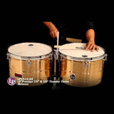 Latin Percussion LP1516BZ Prestige 15"x16" Bronze Thunder Timbales