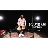 Latin Percussion LP201SA Uptown Series Bongo Set - Sculpted Ash with Chrome Hw