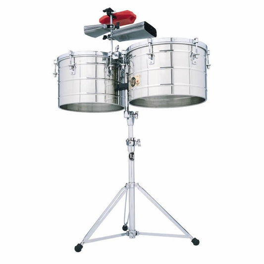LP Tito Puente 15 & 16 Thunder Timbs - Stainless Steel